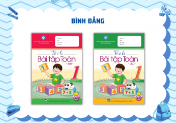 BỘ VỞ Ô LI BÀI TẬP TOÁN LỚP 1 (BÌNH ĐẲNG)