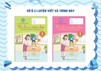 BỘ VỞ Ô LI CÓ MẪU CHỮ LỚP 5