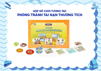 Hộp đồ chơi tương tác Phòng tránh tai nạn thương tích - rèn kỹ năng sống cho trẻ