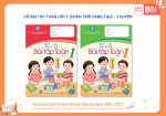 BỘ VỞ Ô LI BÀI TẬP TOÁN LỚP 1 (SÁNG TẠO)